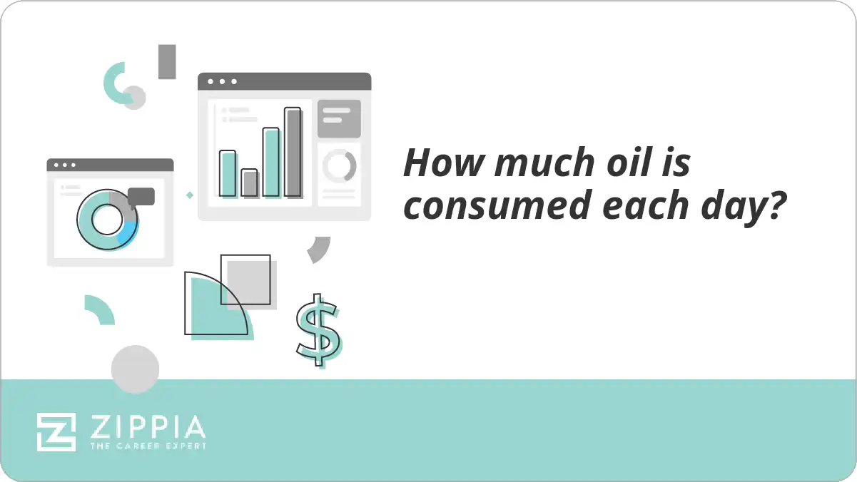 How much oil is consumed each day?