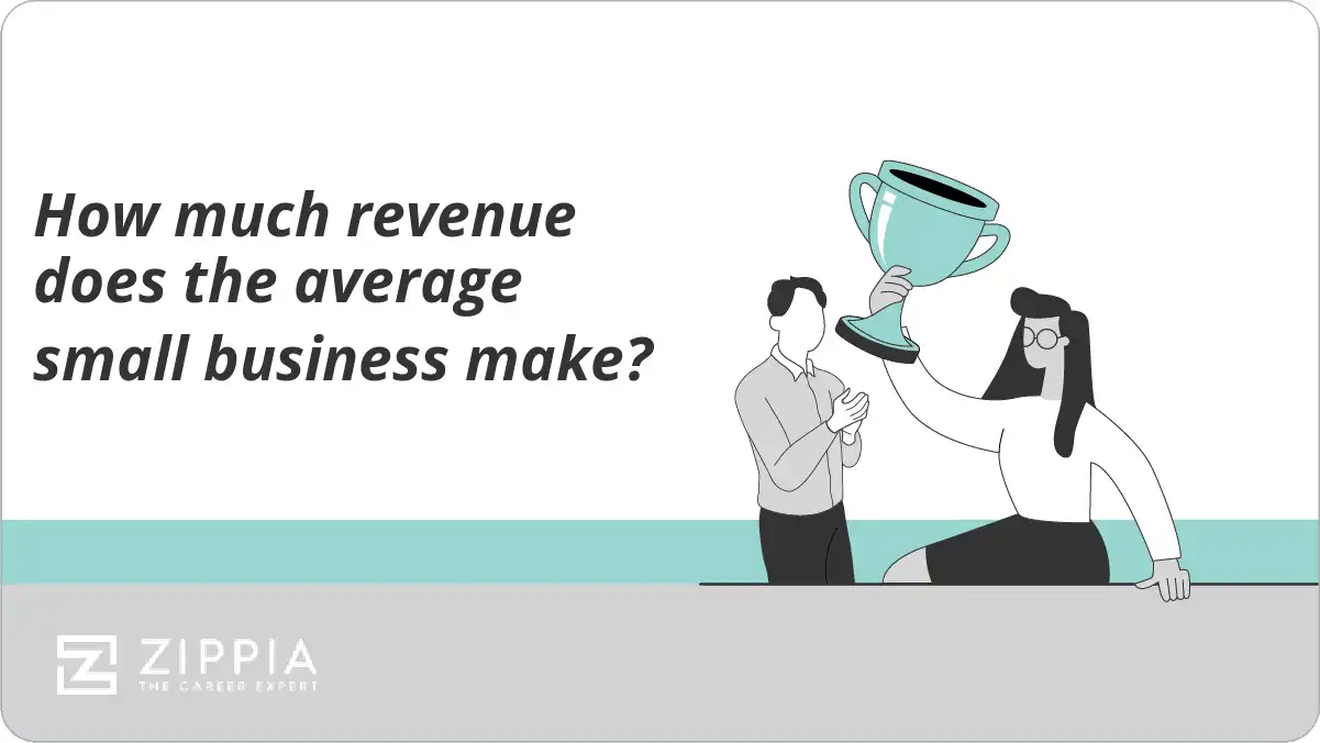 How much revenue does the average small business make?