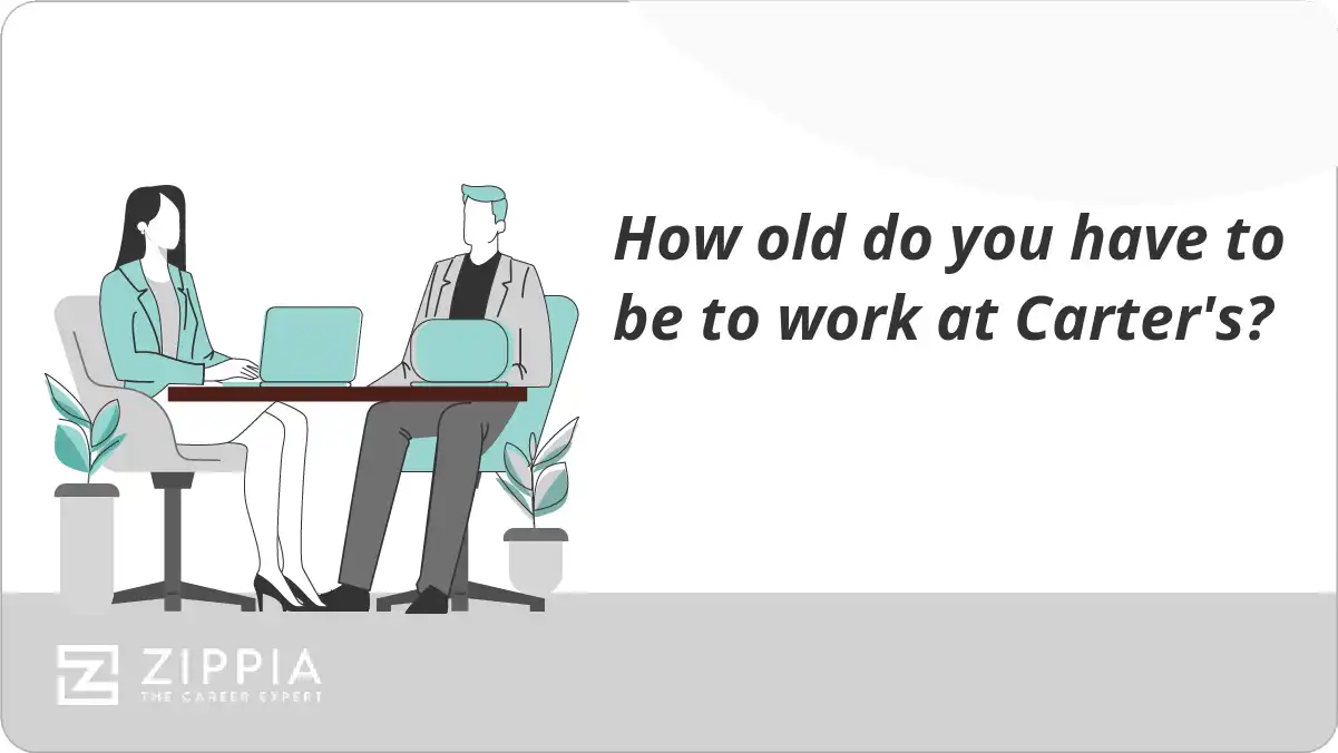 How old do you have to be to work at Carter's?