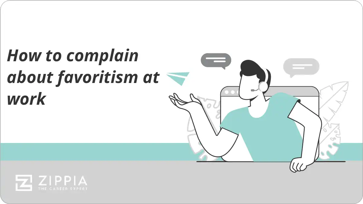 How to complain about favoritism at work