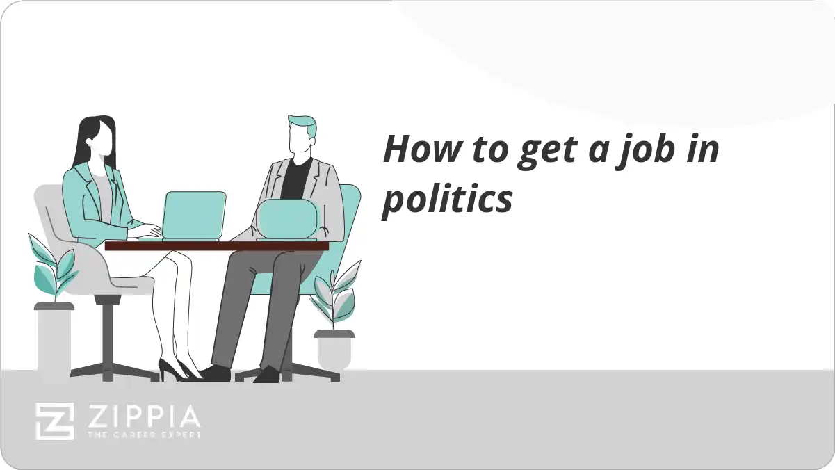 How to get a job in politics