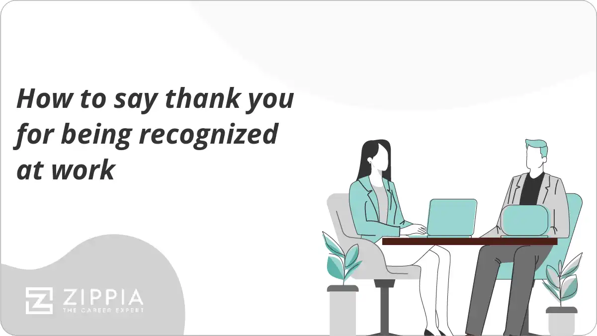 How to say thank you for being recognized at work