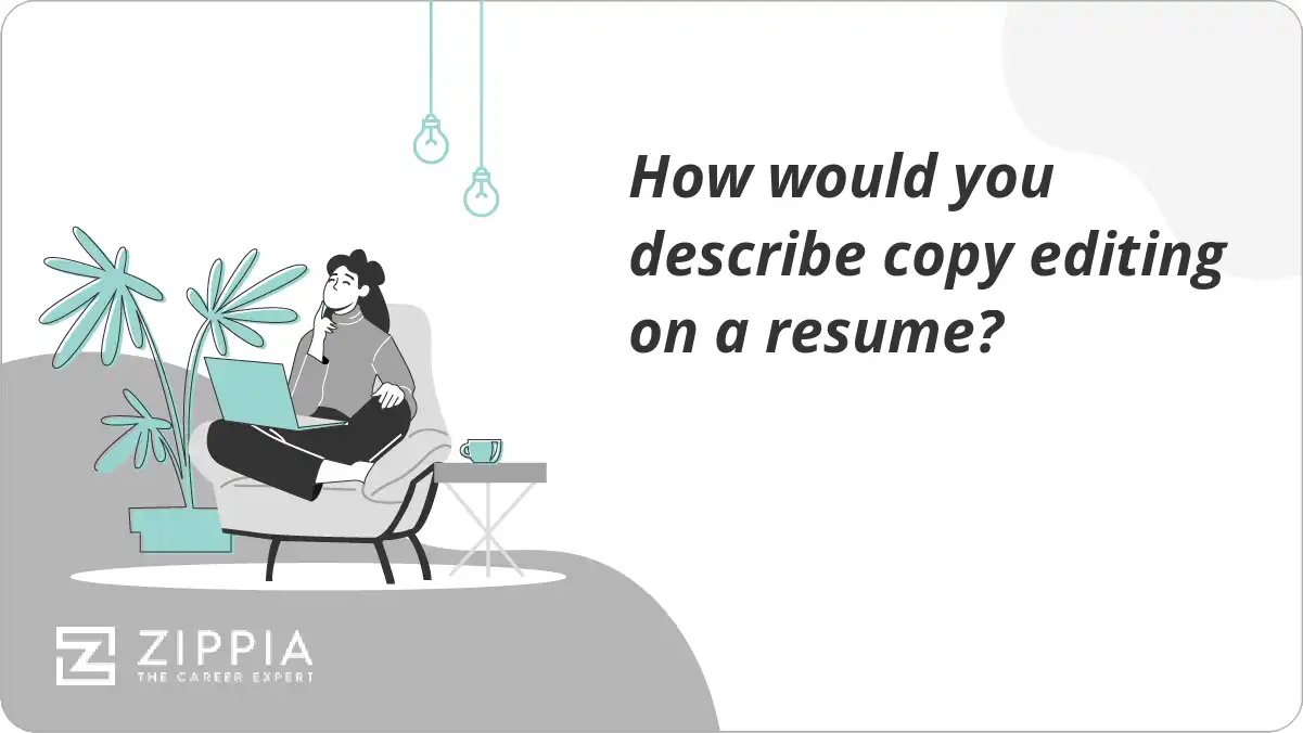 How would you describe copy editing on a resume?