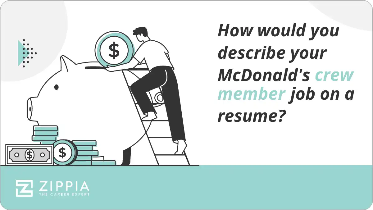 How would you describe your McDonald's crew member job on a resume?