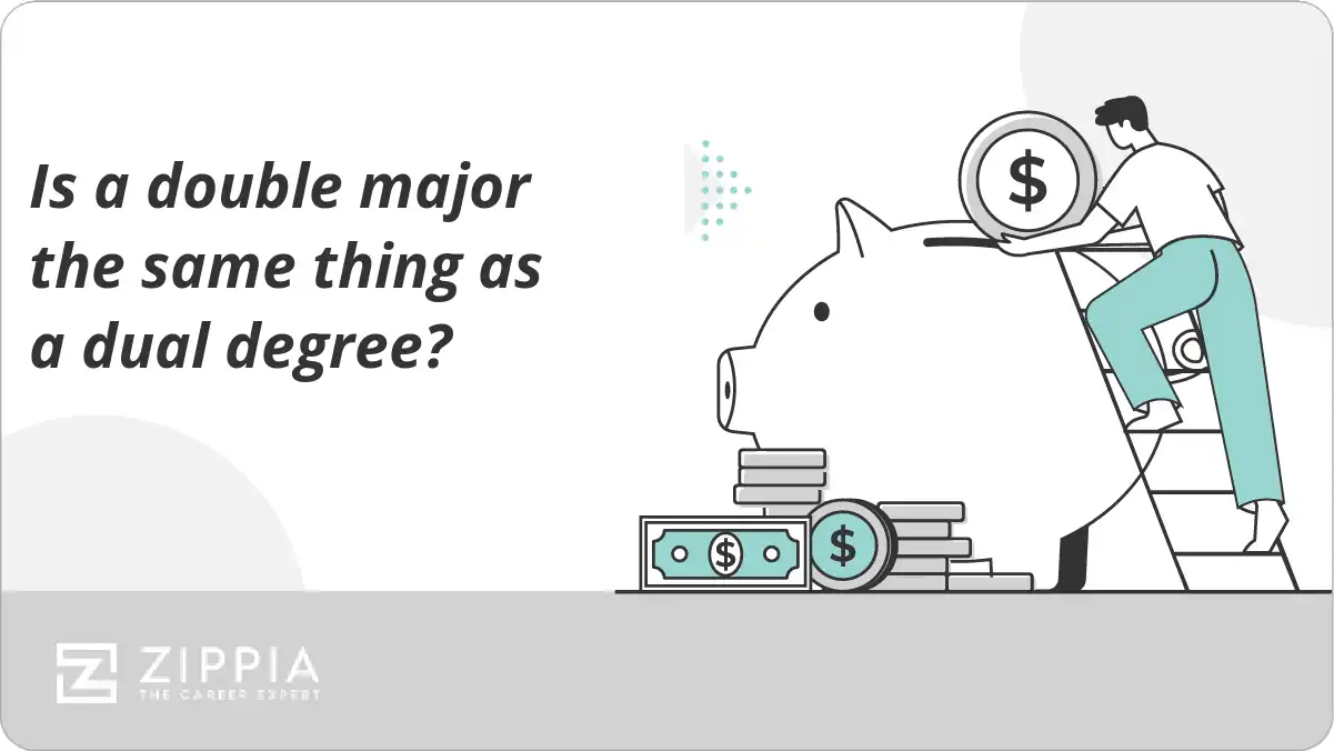 Is a double major the same thing as a dual degree?