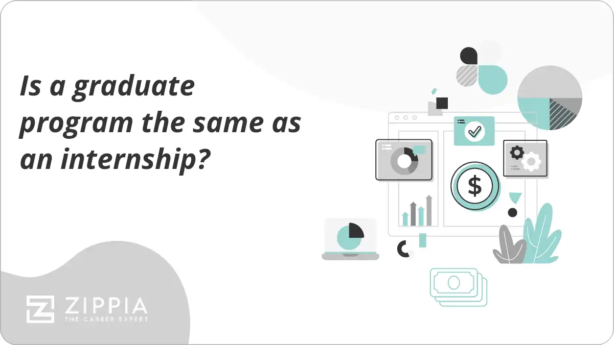Is a graduate program the same as an internship?