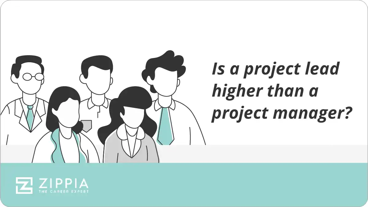 Is a project lead higher than a project manager?