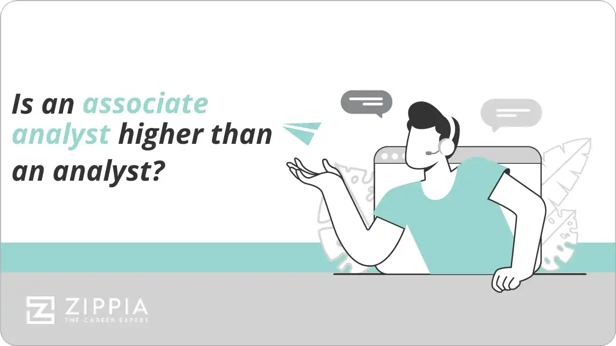 Is an associate analyst higher than an analyst?