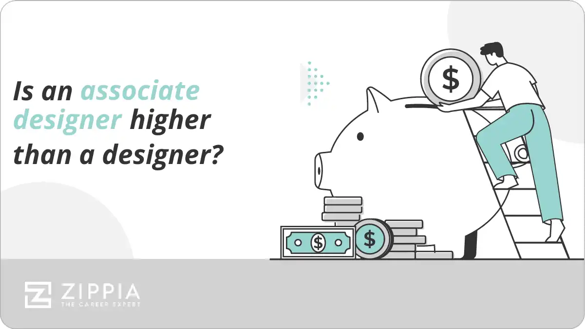 Is an associate designer higher than a designer?