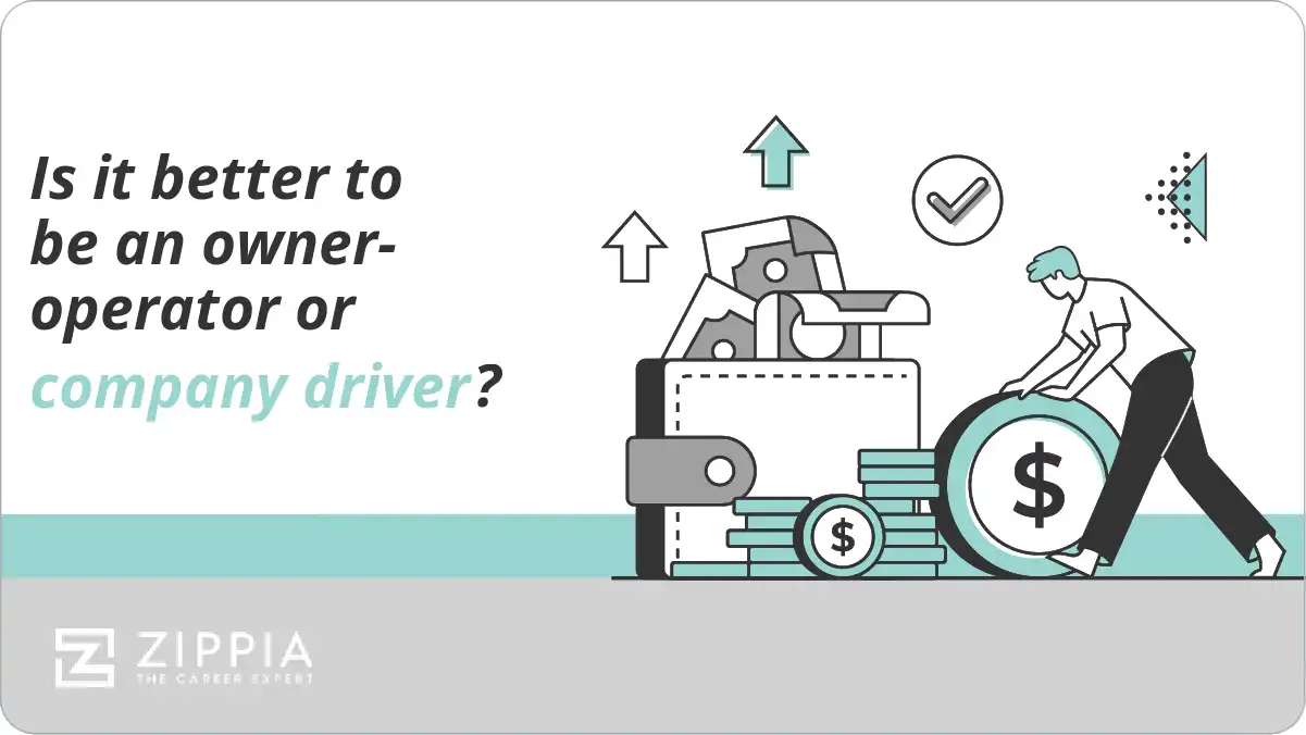 Is it better to be an owner-operator or company driver?