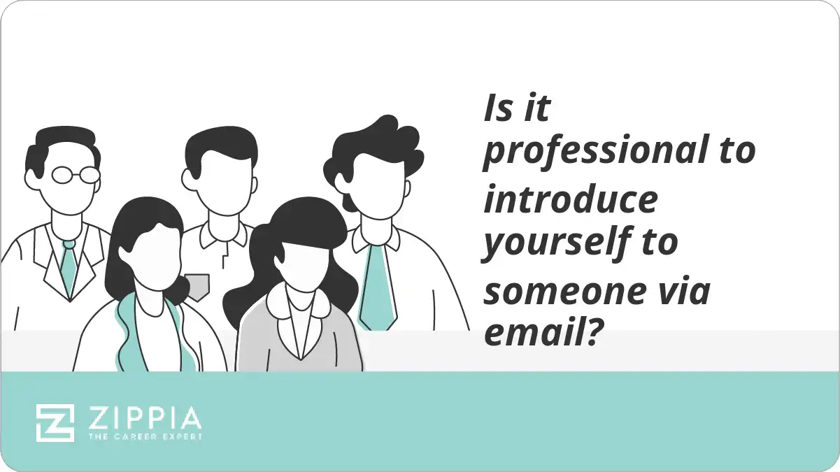 Is it professional to introduce yourself to someone via email?
