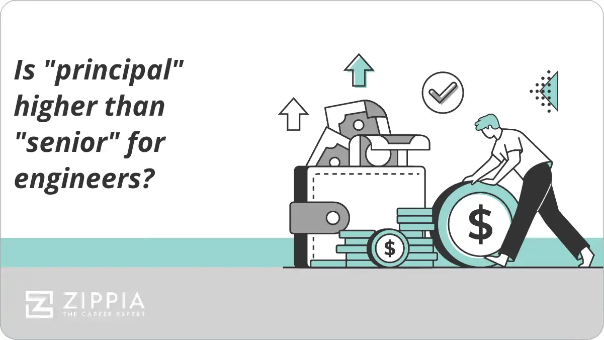 Is "principal" higher than "senior" for engineers?