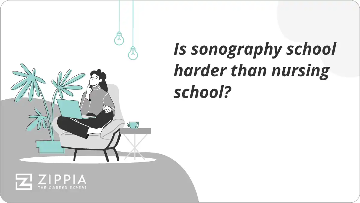 Is sonography school harder than nursing school?