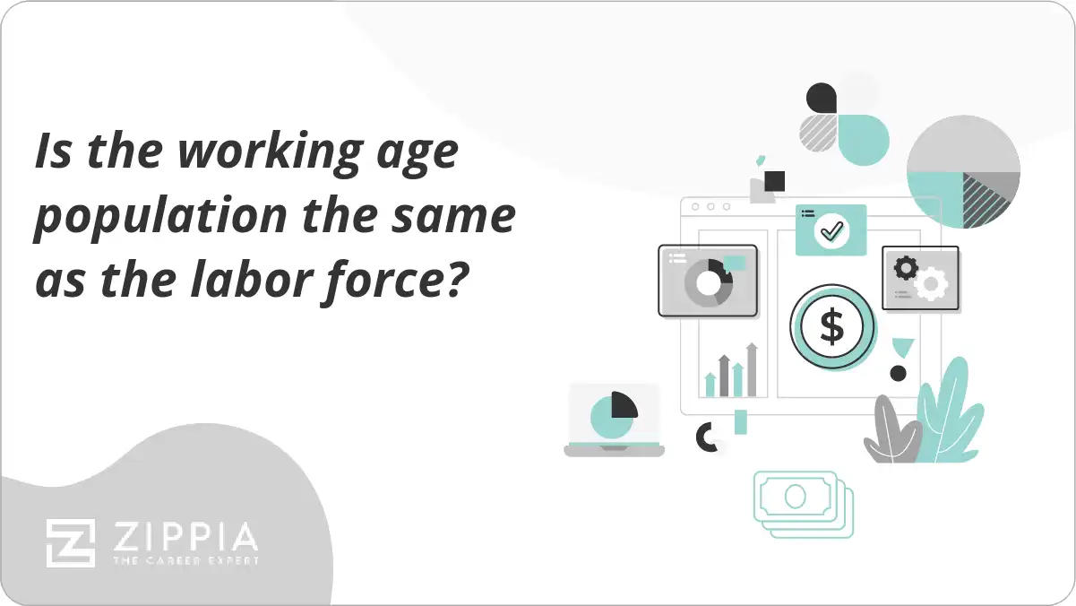 Is the working age population the same as the labor force?