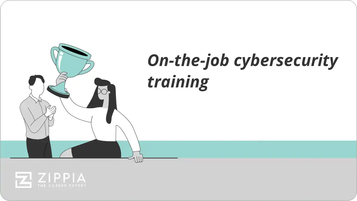 On-the-job cybersecurity training
