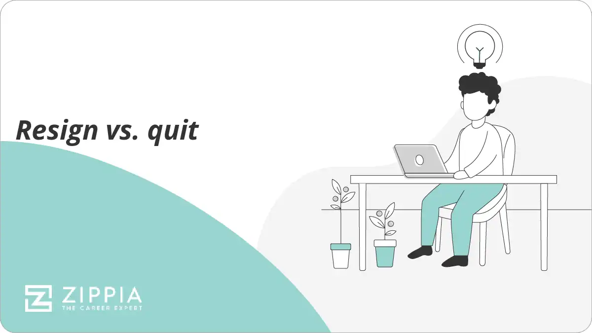Resign vs. quit