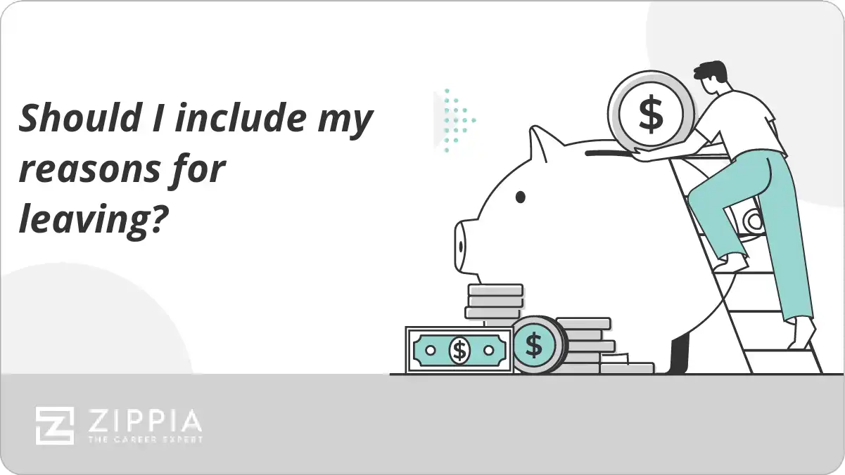 Should I include my reasons for leaving?