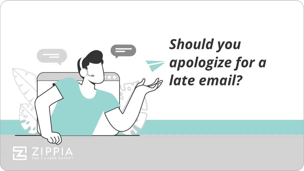 Should you apologize for a late email?