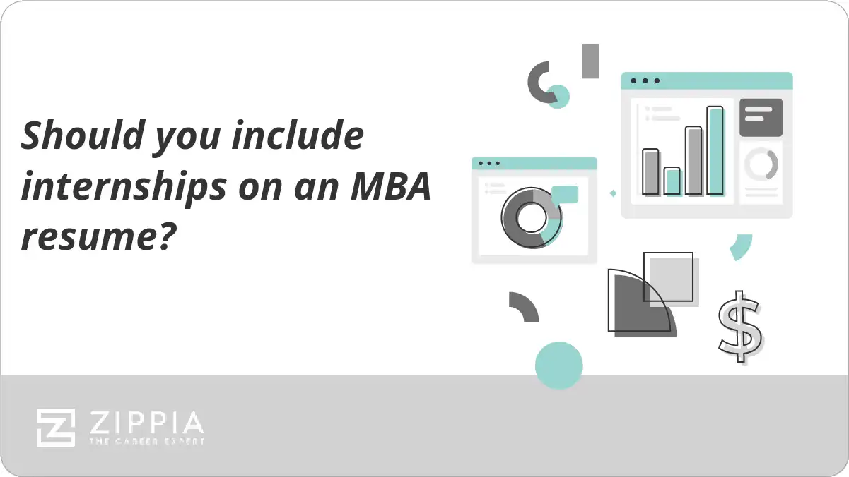 Should you include internships on an MBA resume?