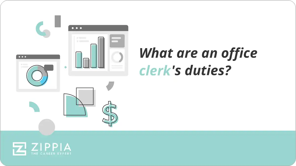 What are an office clerk's duties?