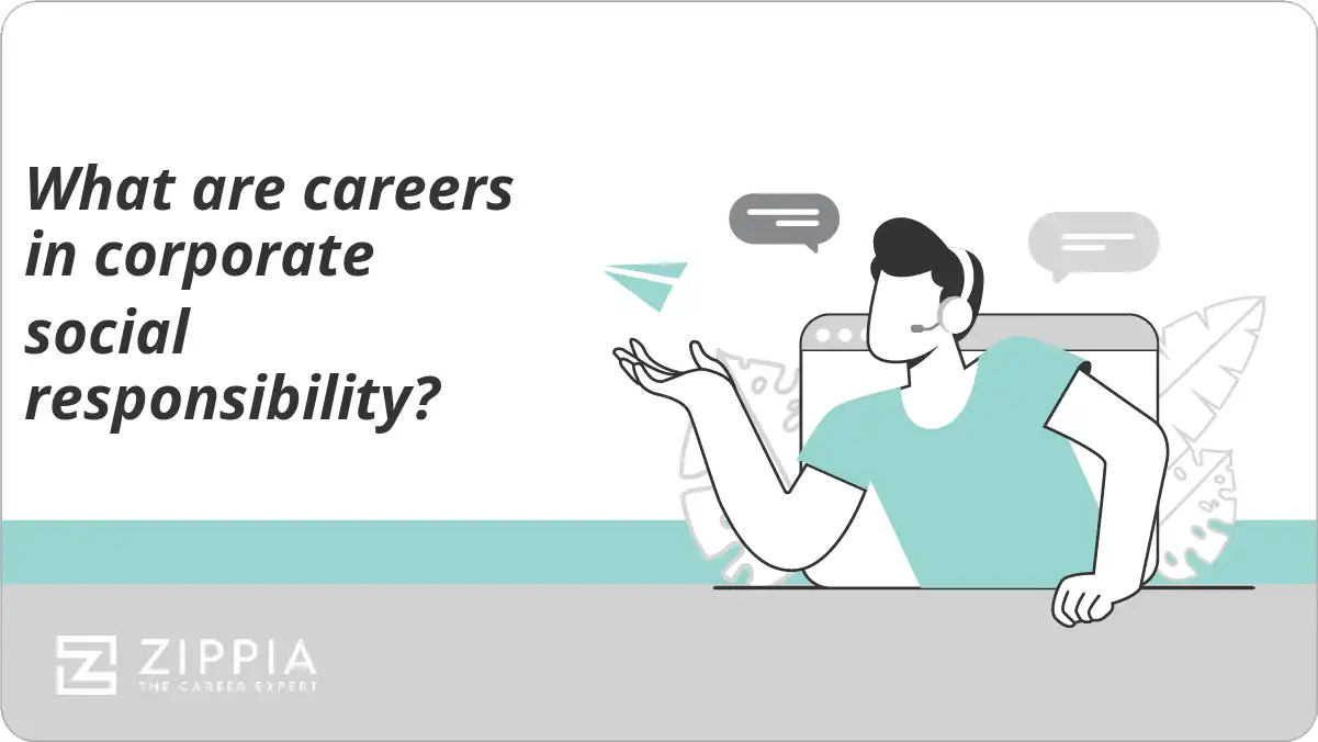 What are careers in corporate social responsibility?