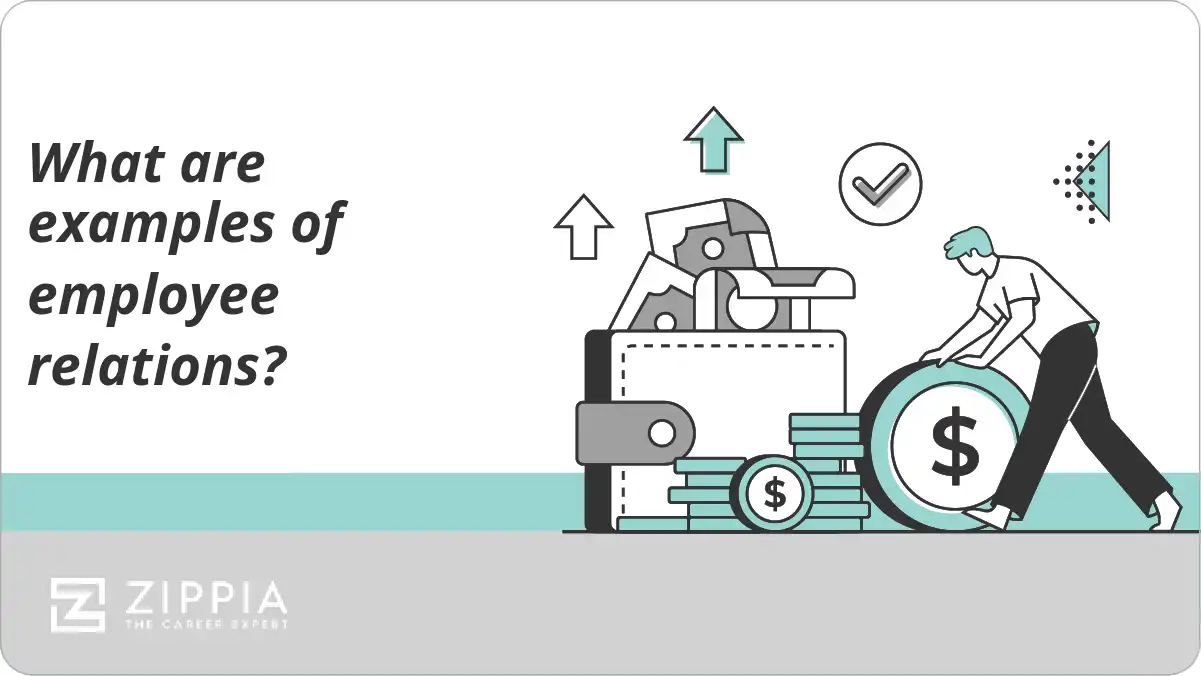 What are examples of employee relations?