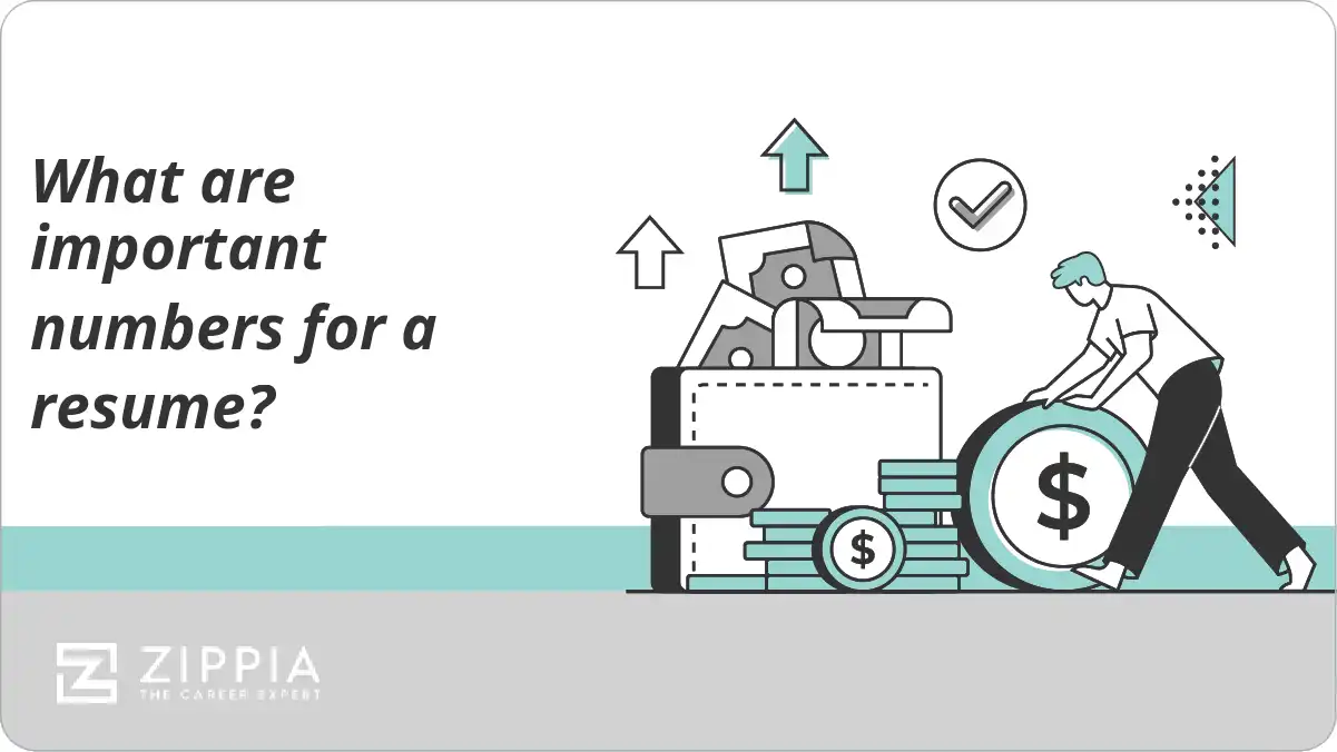 What are important numbers for a resume?