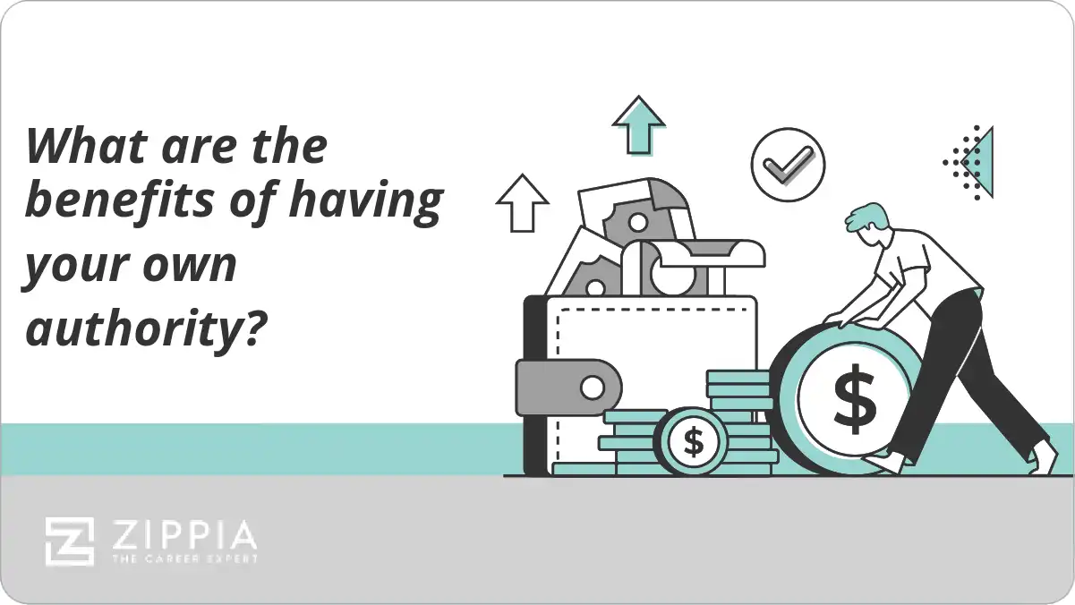 What are the benefits of having your own authority?