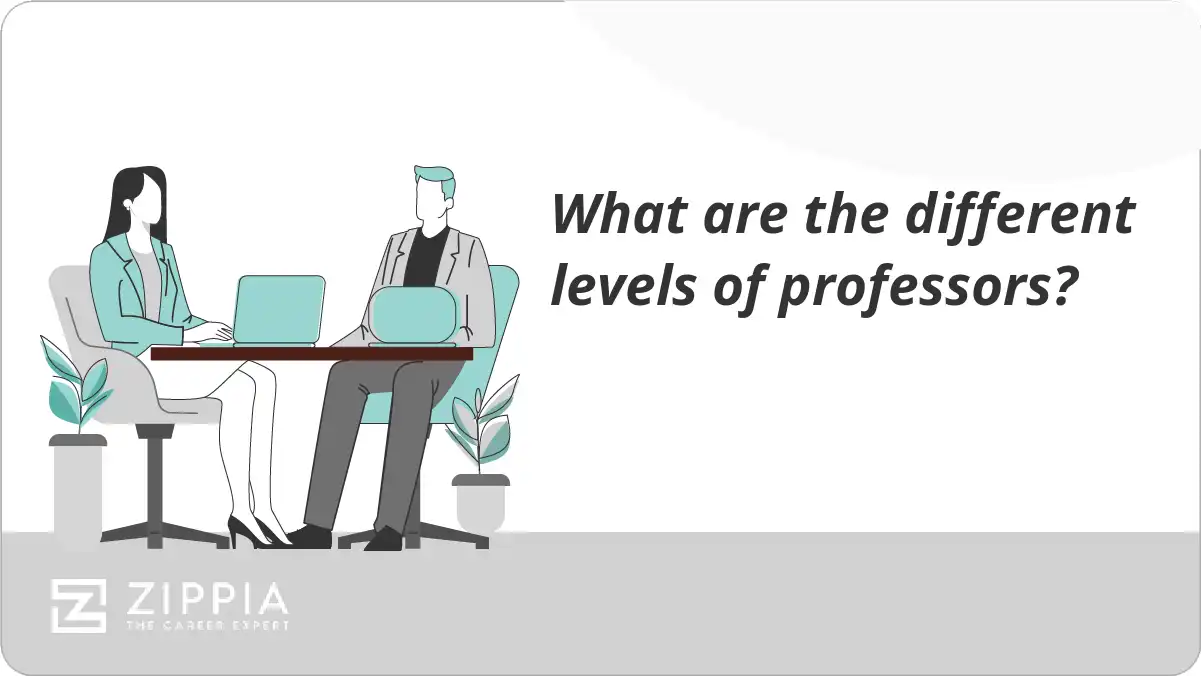 What are the different levels of professors?