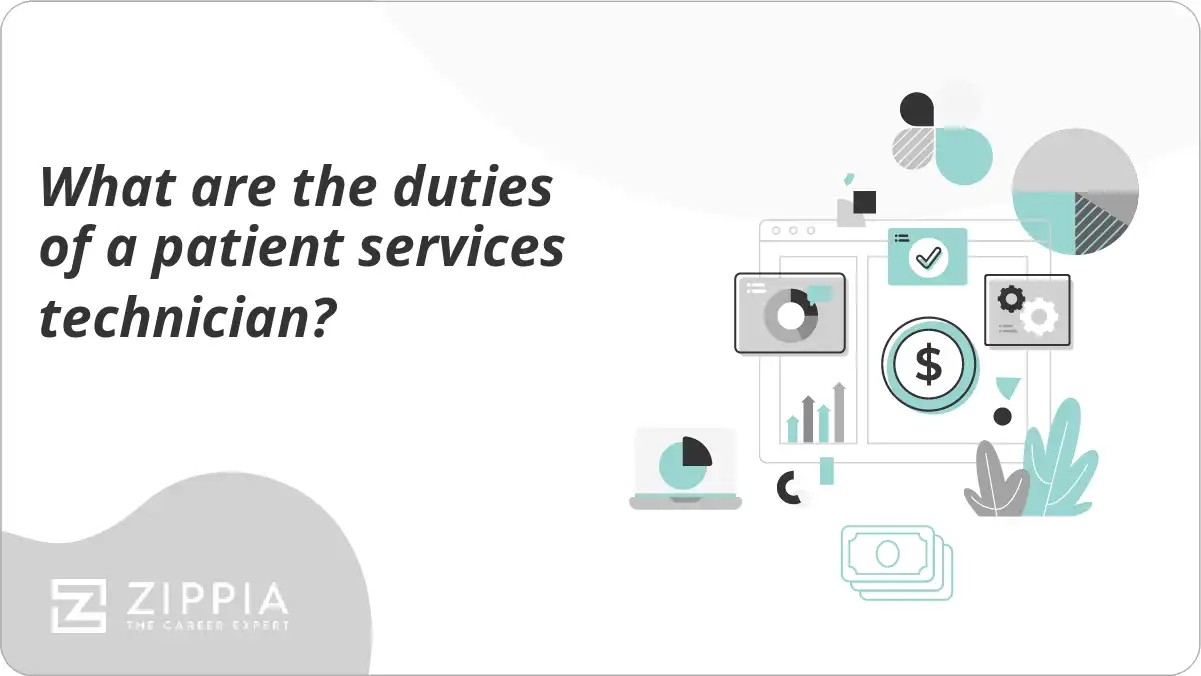 What are the duties of a patient services technician?