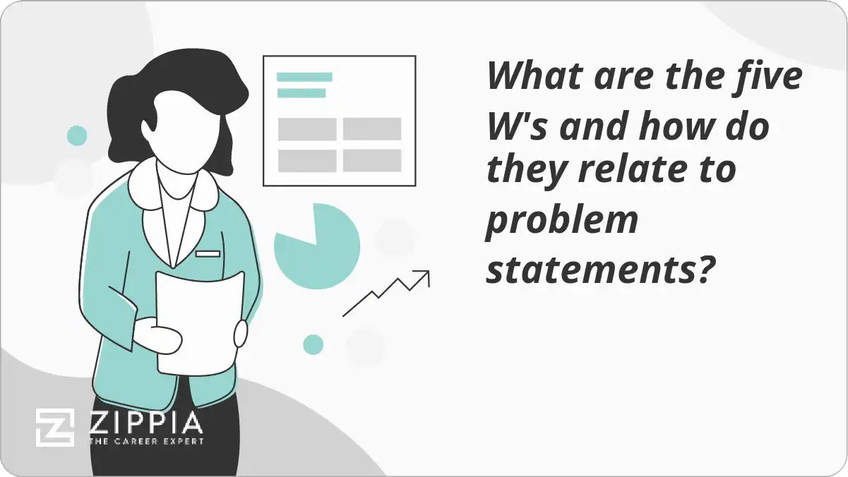 What are the five W's and how do they relate to problem statements?