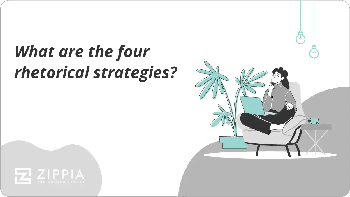 What are the four rhetorical strategies?