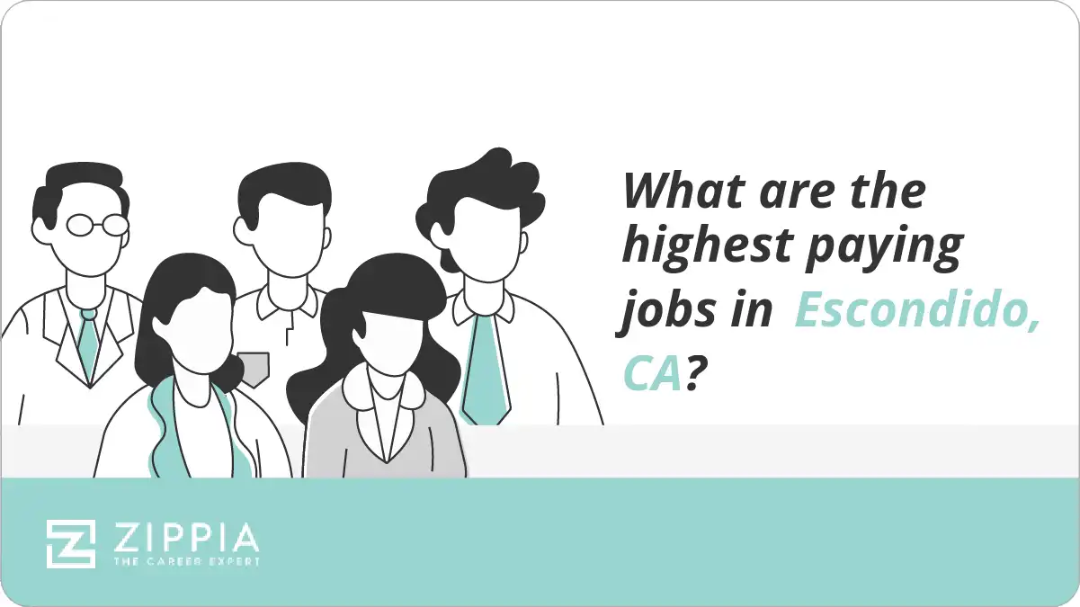 What are the highest paying jobs in Escondido, CA?