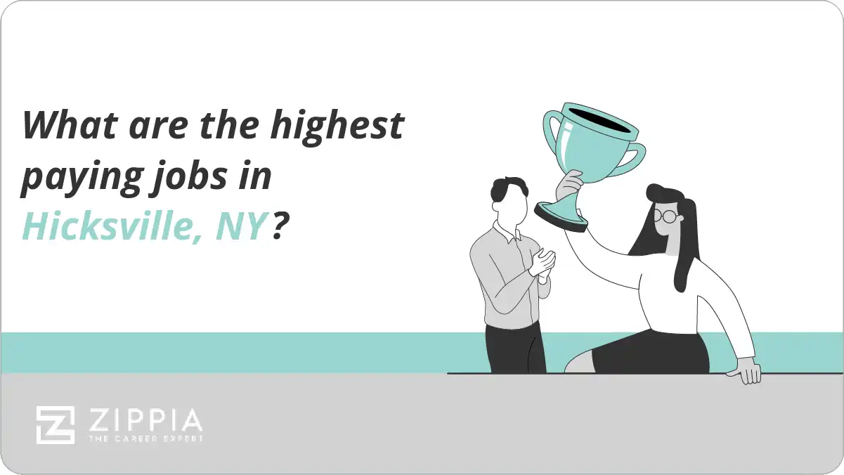 What are the highest paying jobs in Hicksville, NY?