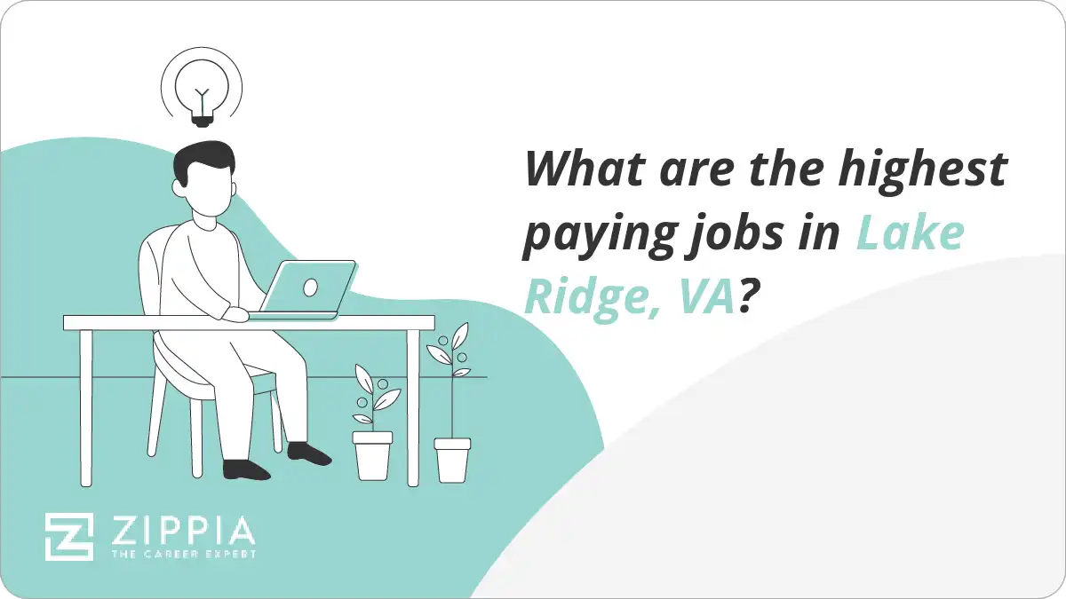 What are the highest paying jobs in Lake Ridge, VA?