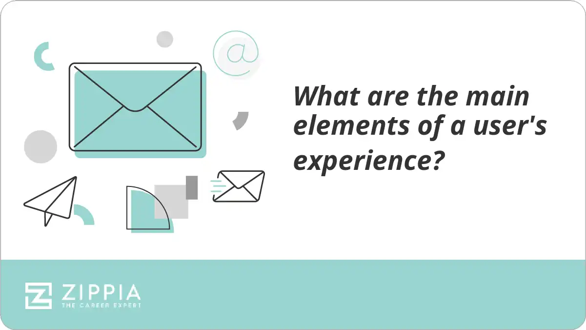 What are the main elements of a user's experience?