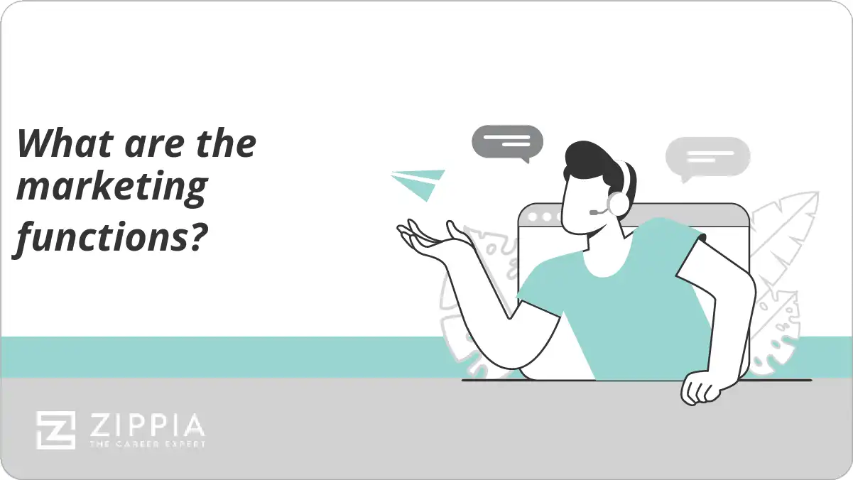 What are the marketing functions?