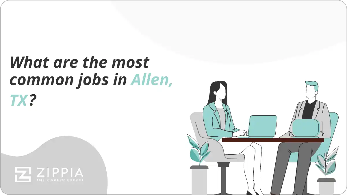 What are the most common jobs in Allen, TX?
