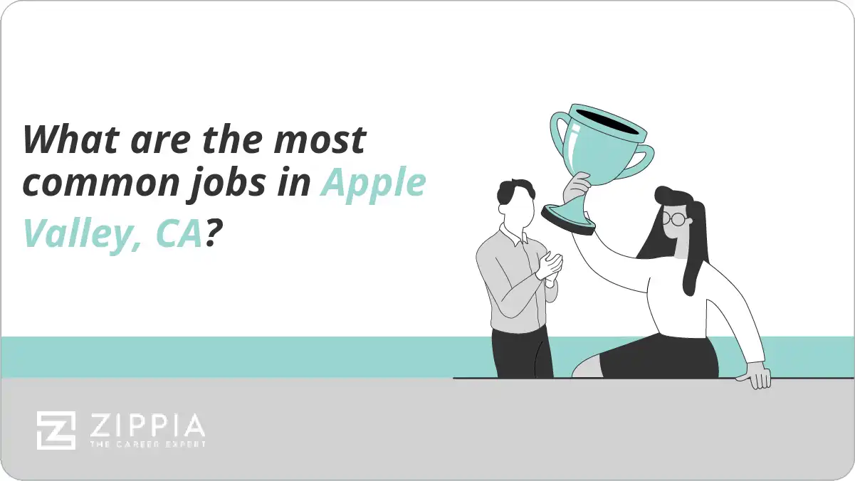 What are the most common jobs in Apple Valley, CA?