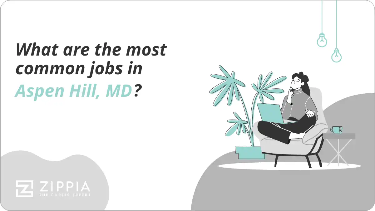 What are the most common jobs in Aspen Hill, MD?