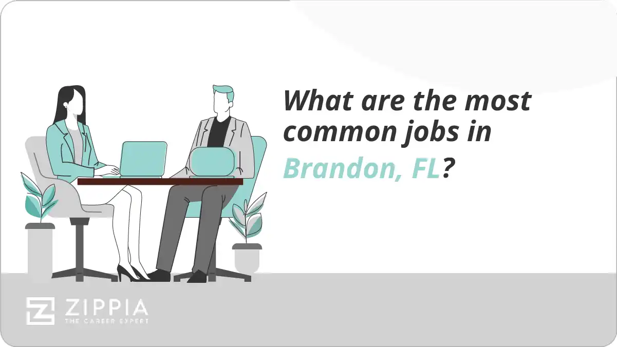 What are the most common jobs in Brandon, FL?