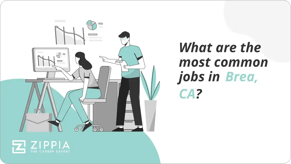 What are the most common jobs in Brea, CA?