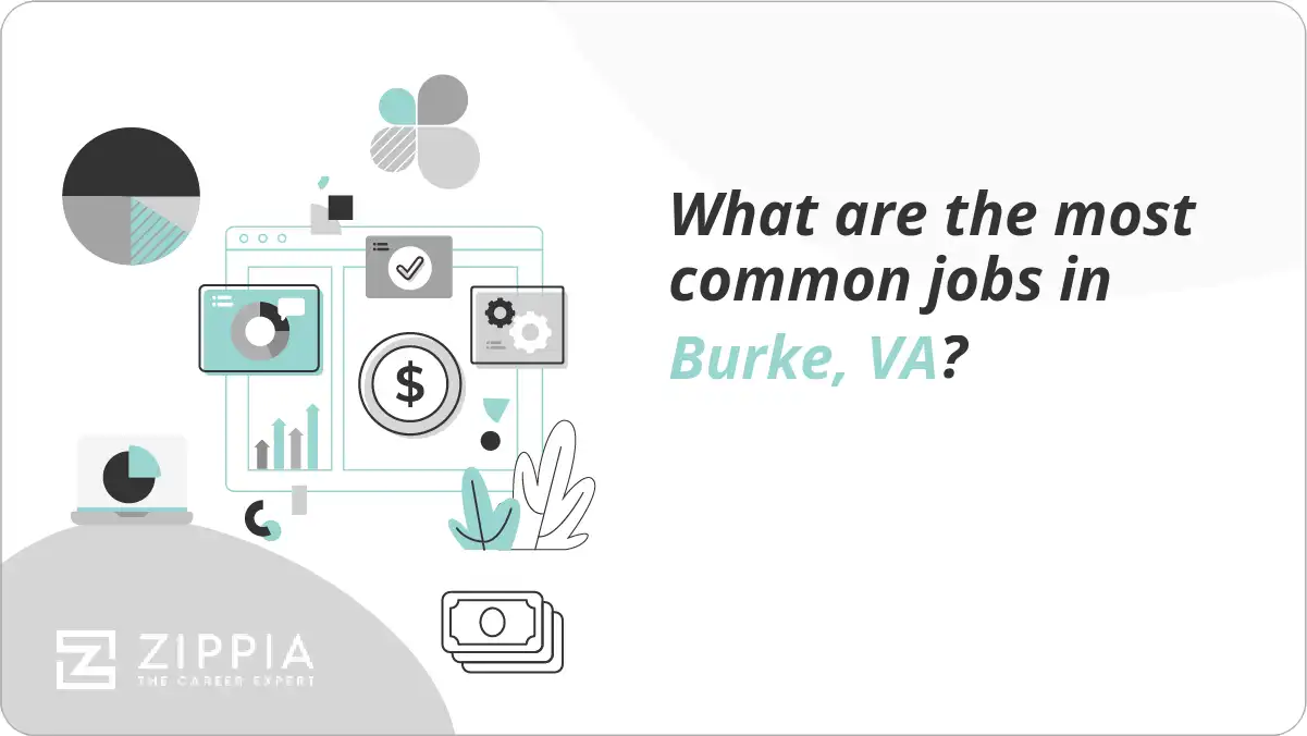 What are the most common jobs in Burke, VA?