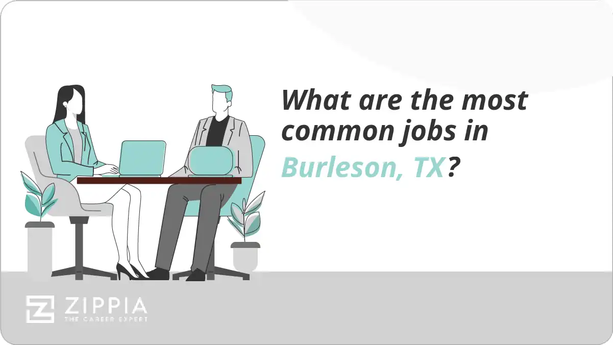 What are the most common jobs in Burleson, TX?