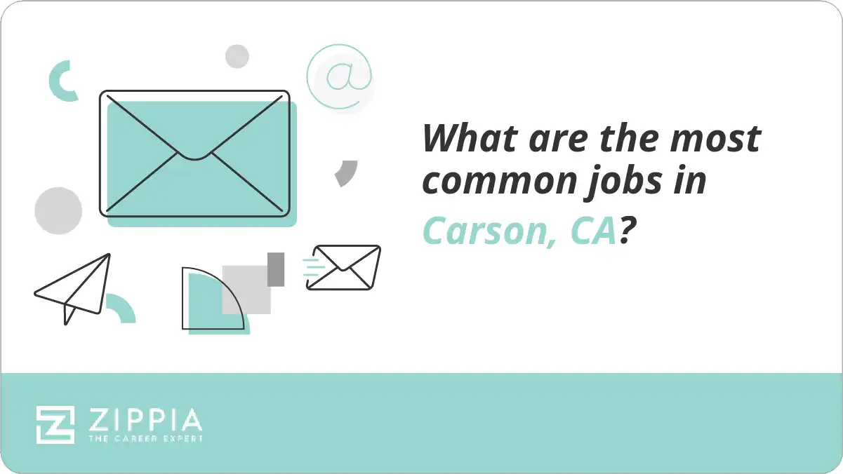 What are the most common jobs in Carson, CA?