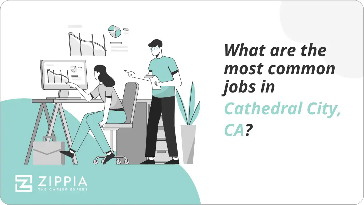 What are the most common jobs in Cathedral City, CA?