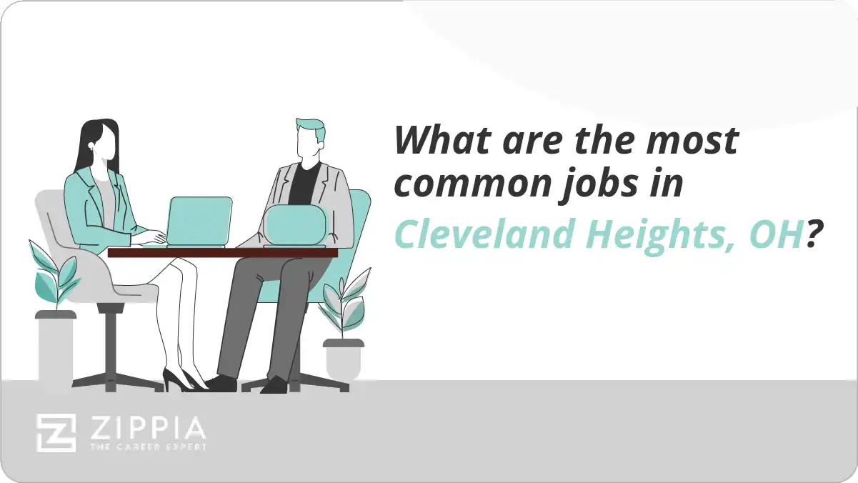 What are the most common jobs in Cleveland Heights, OH?