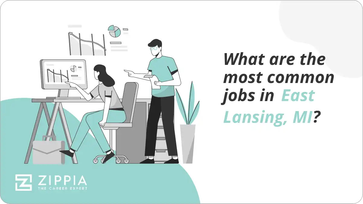 What are the most common jobs in East Lansing, MI?