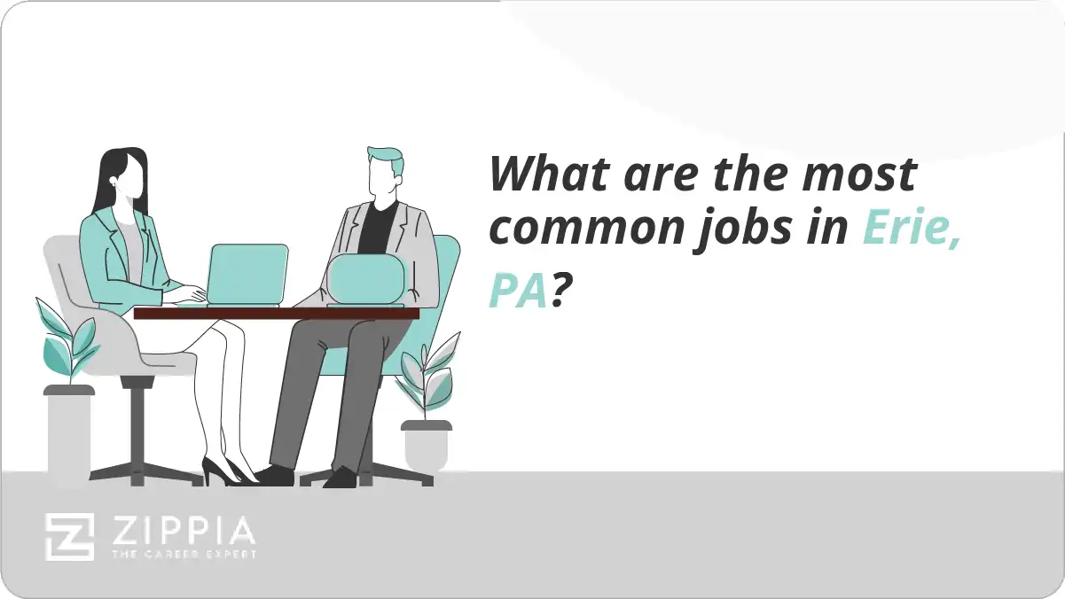What are the most common jobs in Erie, PA?