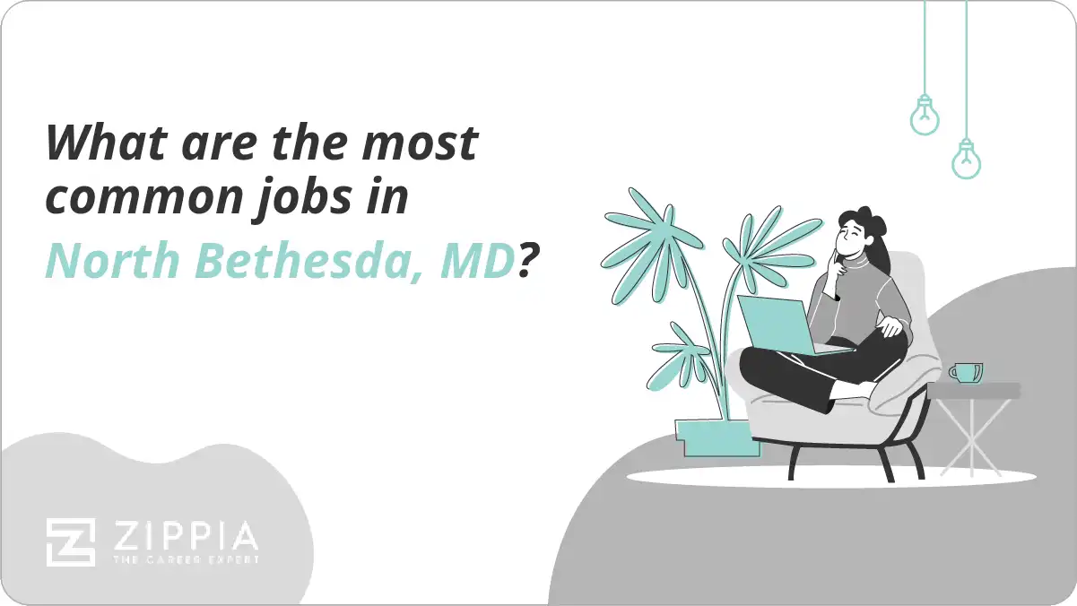 What are the most common jobs in North Bethesda, MD?